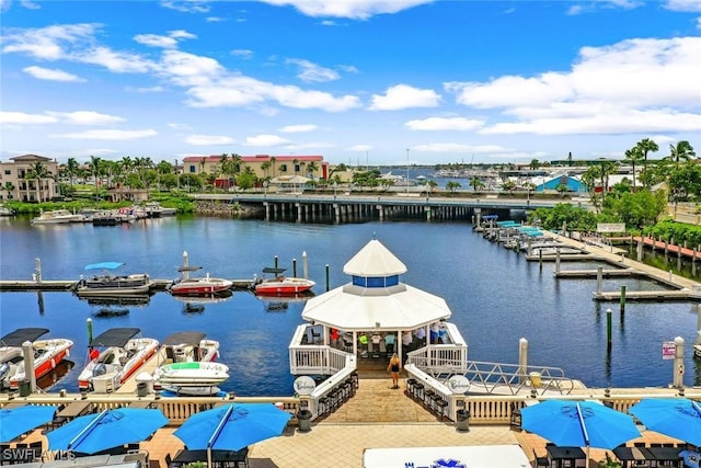 401 Bayfront Pl Unit 3301, Naples, FL 34102 - dock featuring a water view