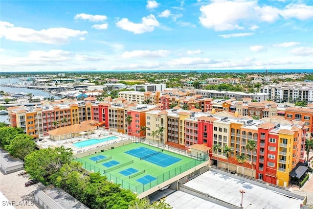 401 Bayfront Pl Unit 3301, Naples, FL 34102 - bird's eye view of a pool