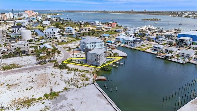 855 Lagoon St Unit 4, Fort Myers Beach, FL 33931 - drone / aerial view of a large body of water