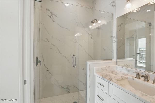 855 Lagoon St Unit 4, Fort Myers Beach, FL 33931 - full bathroom with a marble finish shower and vanity