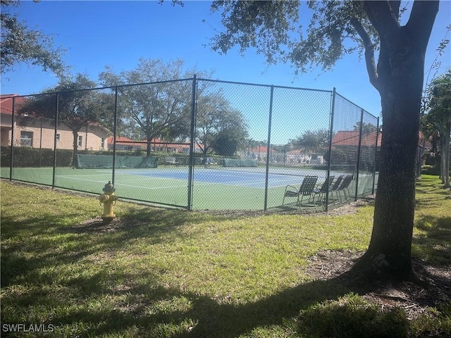 8088 Sanctuary Dr Unit 1, Naples, FL 34104 - view of tennis court