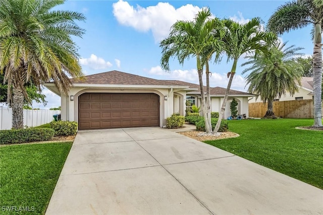 907 SE 19th Ter, Cape Coral, FL 33990 - ranch-style house with an attached garage, concrete driveway, and stucco siding