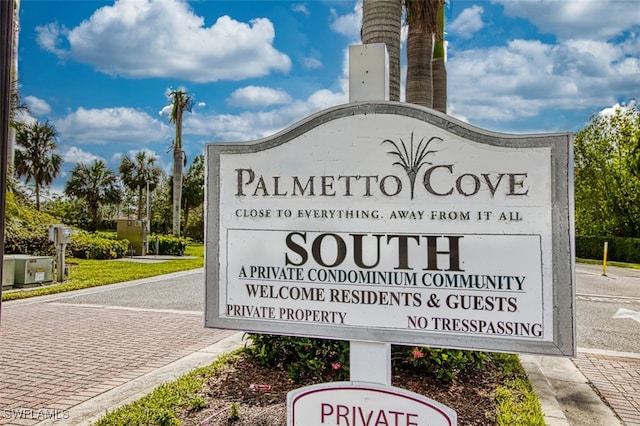 13751 Julias Way Unit 414, Fort Myers, FL 33919 - view of community / neighborhood sign
