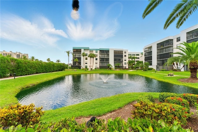 3460 N Key Dr Unit 409, North Fort Myers, FL 33903 - view of property's community featuring a water view and a yard