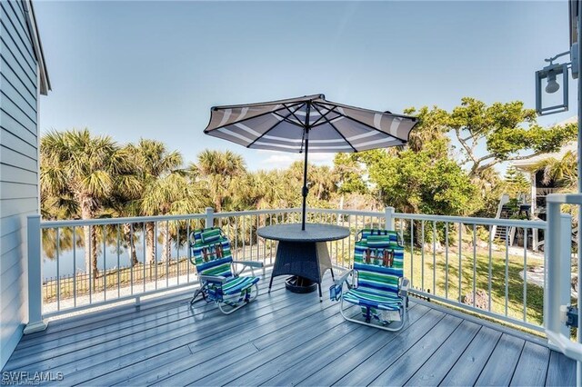 785 Rabbit Rd, Sanibel, FL 33957 - view of wooden terrace