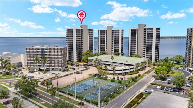 1920 Virginia Ave Unit 102, Fort Myers, FL 33901 - view of apartment building / complex featuring a water view and a city view