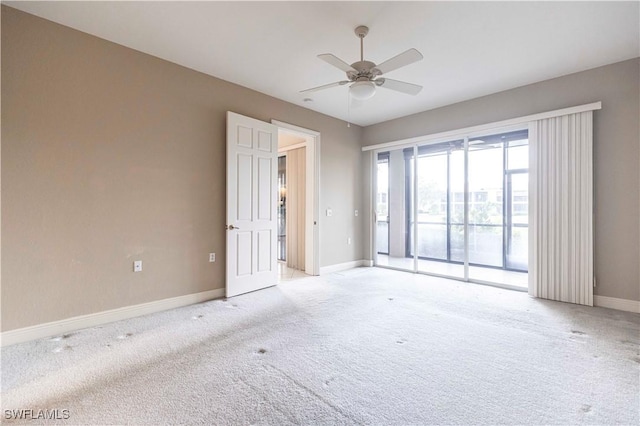 793 Regency Reserve Cir Unit 4501, Naples, FL 34119 - spare room featuring light colored carpet and a ceiling fan