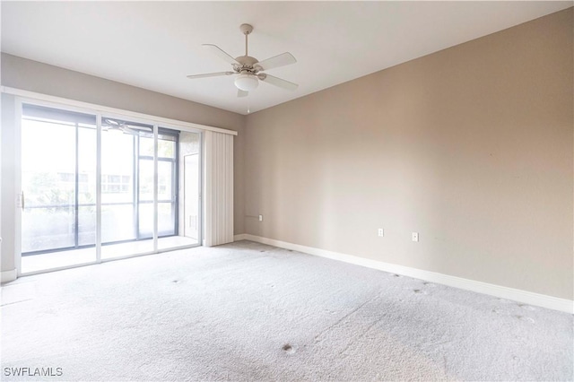 793 Regency Reserve Cir Unit 4501, Naples, FL 34119 - spare room featuring light colored carpet and a ceiling fan
