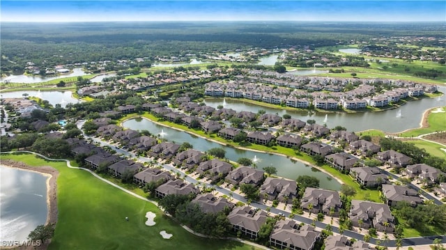 793 Regency Reserve Cir Unit 4501, Naples, FL 34119 - aerial view of property and surrounding area with nearby suburban area and a nearby body of water