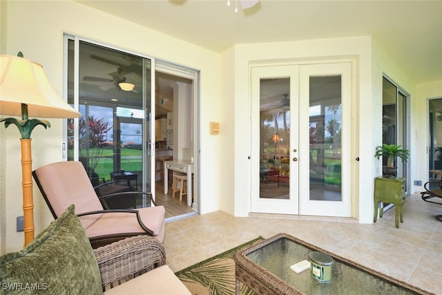 9110 Bayberry Bnd Unit 102, Fort Myers, FL 33908 - sunroom / solarium with french doors