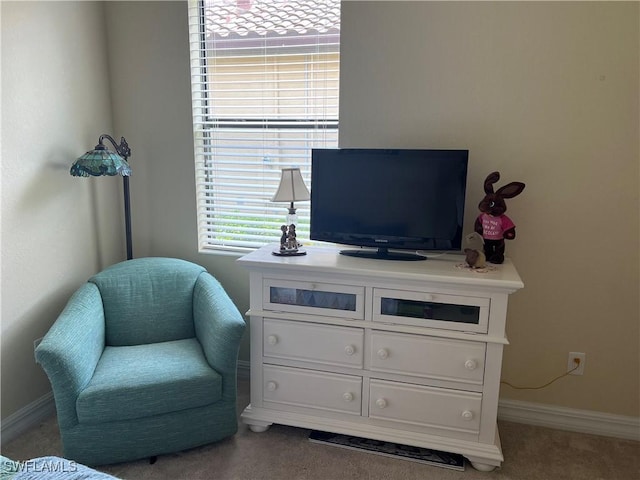 11010 Longwing Dr, Fort Myers, FL 33912 - sitting room featuring light carpet and baseboards