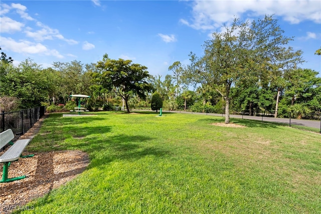 view of yard