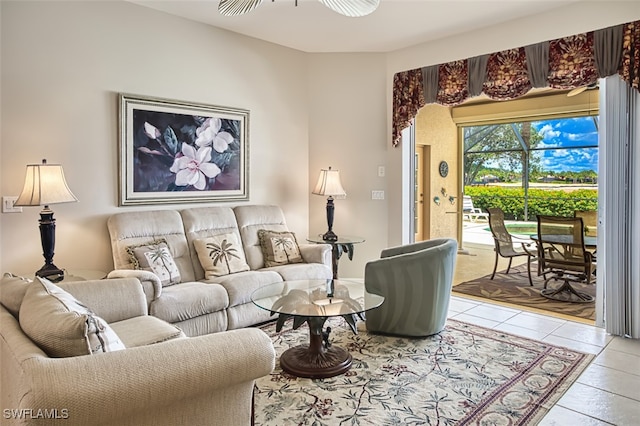 9211 Independence Way, Fort Myers, FL 33913 - living room with tile patterned floors