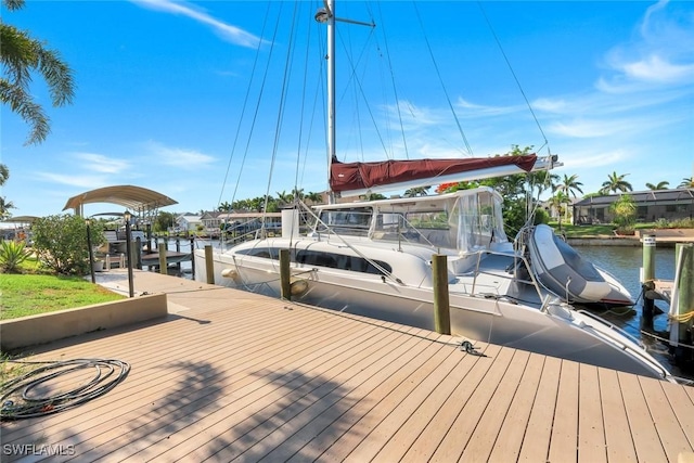 1528 SW 52nd Ln, Cape Coral, FL 33914 - dock featuring a water view