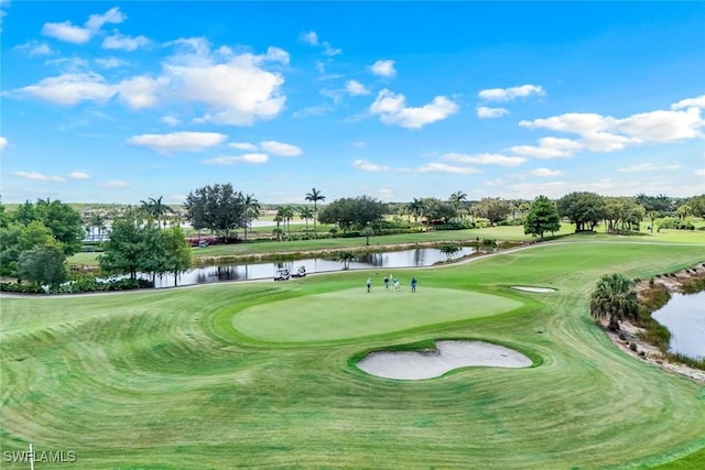 10026 Lions Bay Ct, Naples, FL 34120 - view of home's community with golf course view and a water view