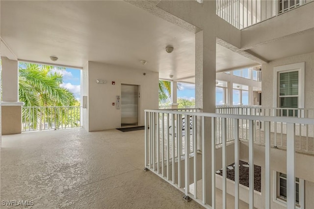 9121 Southmont Cv Unit 204, Fort Myers, FL 33908 - hall with elevator