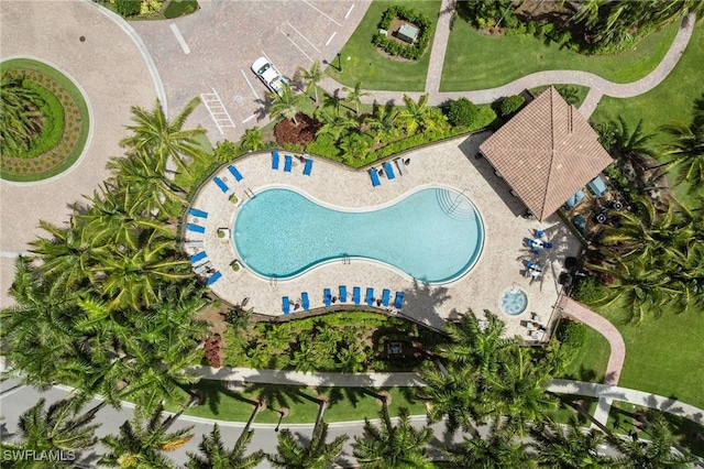 2768 Tiburon Blvd E Unit 202, Naples, FL 34109 - view of property location with a pool