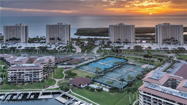 440 Seaview Ct Unit 611, Marco Island, FL 34145 - view of urban area with a large body of water