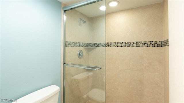 440 Seaview Ct Unit 611, Marco Island, FL 34145 - full bath with a stall shower and recessed lighting