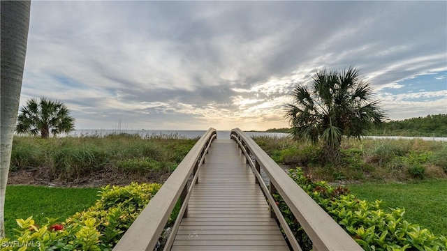 440 Seaview Ct Unit 611, Marco Island, FL 34145 - view of property's community featuring a water view
