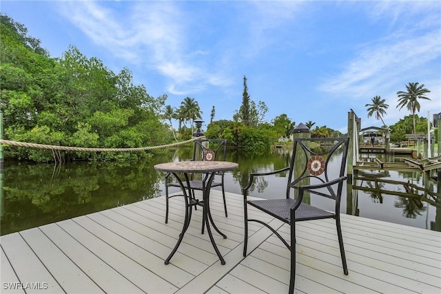 2220 Isle Of Pines Ave, Fort Myers, FL 33905 - dock area featuring a water view