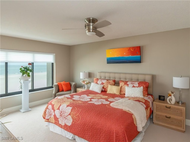 100 N Collier Blvd Unit 803, Marco Island, FL 34145 - bedroom with carpet flooring and ceiling fan