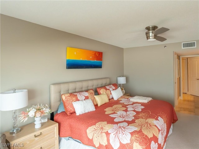 100 N Collier Blvd Unit 803, Marco Island, FL 34145 - carpeted bedroom with a ceiling fan