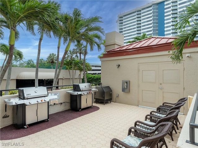100 N Collier Blvd Unit 803, Marco Island, FL 34145 - view of patio featuring area for grilling