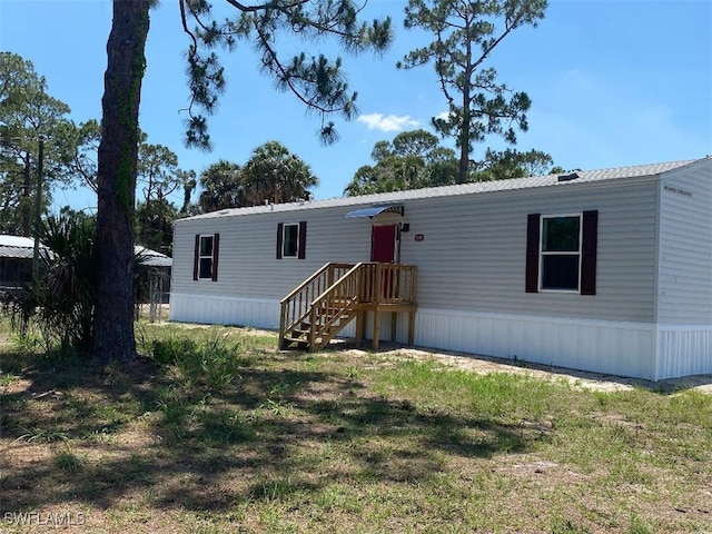 8018 Grady Dr, North Fort Myers, FL 33917 - view of manufactured / mobile home