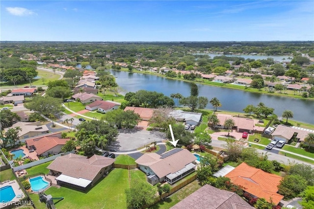5530 SW 113th Ave, Cooper City, FL 33330 - aerial view of residential area with a nearby body of water and a pool area