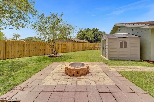 5530 SW 113th Ave, Cooper City, FL 33330 - view of patio with an outdoor fire pit