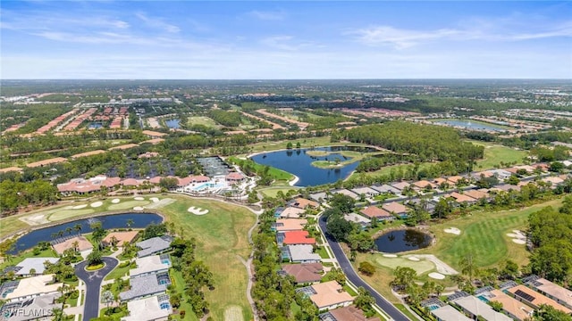 8423 Gleneagle Way, Naples, FL 34120 - aerial overview of property's location featuring a large body of water and nearby suburban area