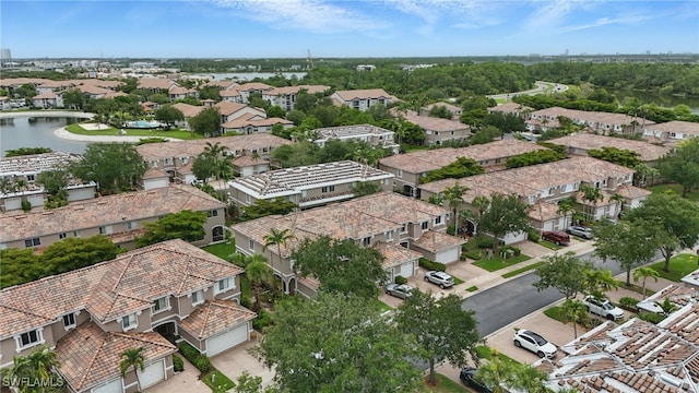 10020 Ravello Blvd, Fort Myers, FL 33905 - aerial perspective of suburban area featuring a large body of water