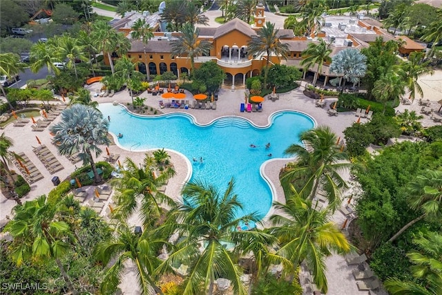 9065 Albion Ln N Unit 4909, Naples, FL 34113 - community pool with a patio