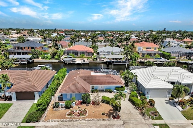 53 Madagascar Ct, Marco Island, FL 34145 - aerial view of residential area with a large body of water