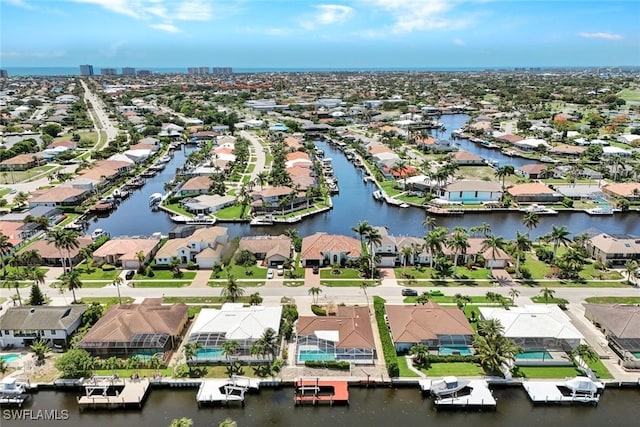 53 Madagascar Ct, Marco Island, FL 34145 - aerial perspective of suburban area featuring a large body of water