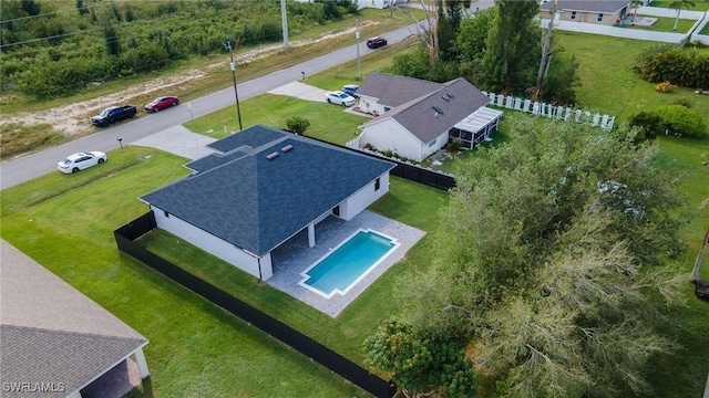 1921 SW 4th St, Cape Coral, FL 33991 - aerial view of property and surrounding area featuring a pool