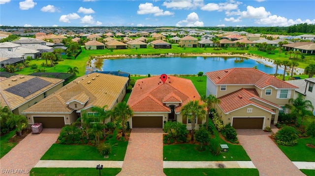16126 Rosemallow Ln, Alva, FL 33920 - aerial view of residential area with a large body of water