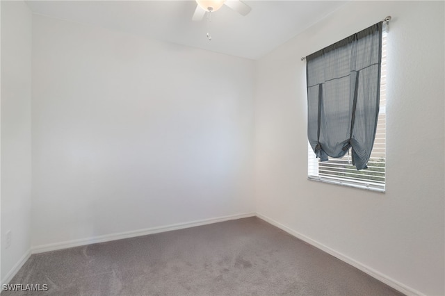 16126 Rosemallow Ln, Alva, FL 33920 - carpeted empty room with ceiling fan and baseboards