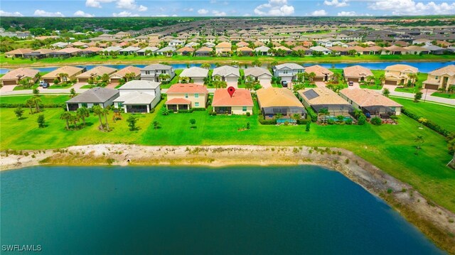 16126 Rosemallow Ln, Alva, FL 33920 - aerial view of residential area featuring a large body of water