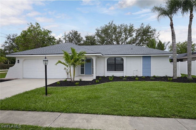 3866 Villmoor Ln, Fort Myers, FL 33919 - single story home with stucco siding, an attached garage, and driveway