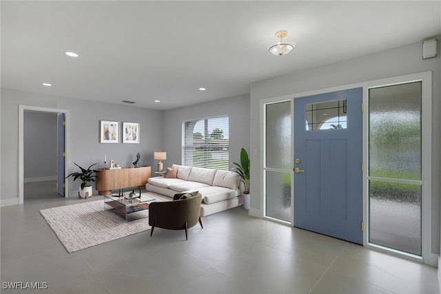 3866 Villmoor Ln, Fort Myers, FL 33919 - living room with baseboards and recessed lighting