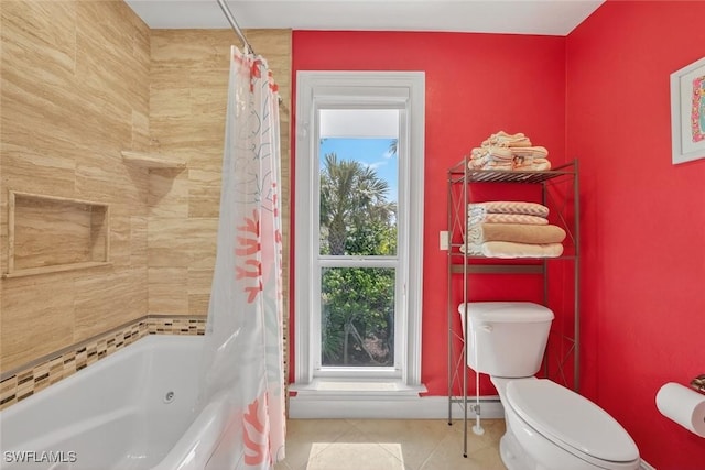1043 Sand Castle Rd, Sanibel, FL 33957 - bathroom featuring tile patterned floors and shower / tub combo