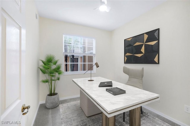 1089 Winding Pines Cir Unit 106, Cape Coral, FL 33909 - home office featuring carpet and baseboards