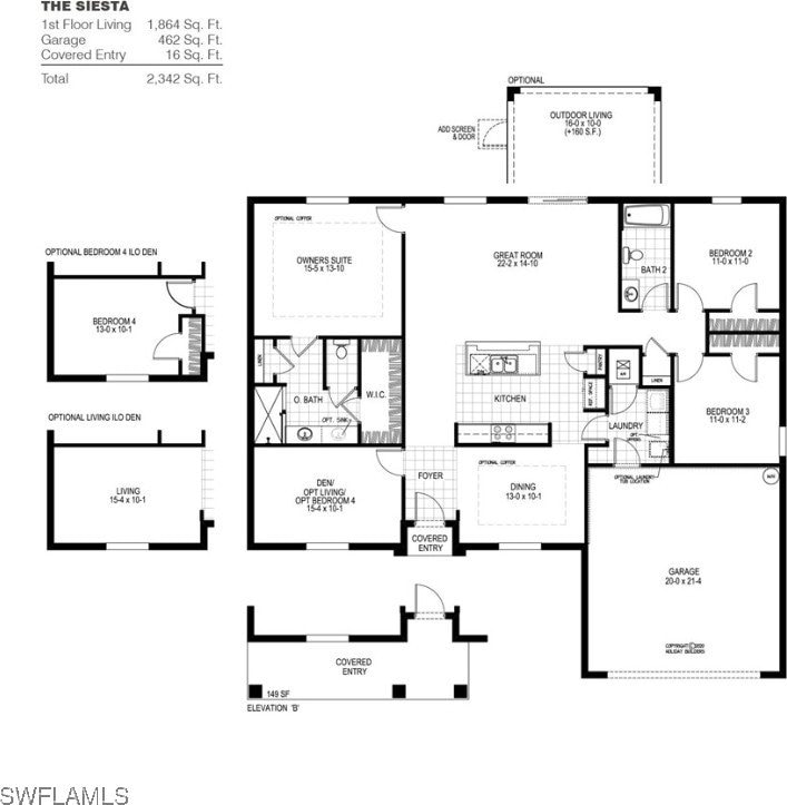 2331 NW 28th Ave, Cape Coral, FL 33993 - home floor plan
