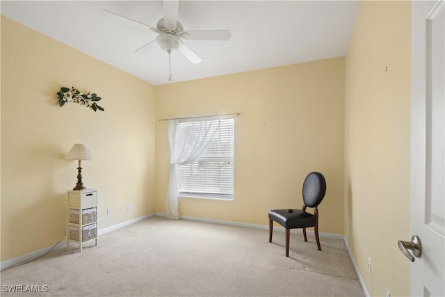 25057 Peacock Ln Unit 202, Naples, FL 34114 - unfurnished room with carpet flooring, ceiling fan, and baseboards
