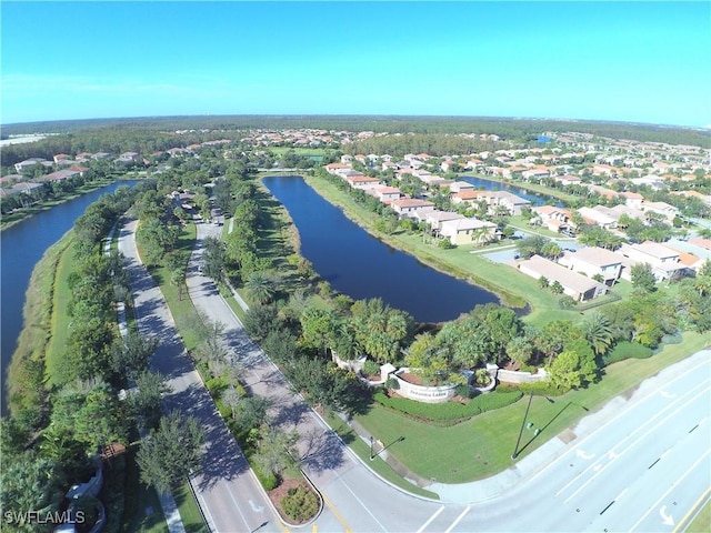 10427 Carolina Willow Dr, Fort Myers, FL 33913 - aerial view of property's location featuring a large body of water and nearby suburban area