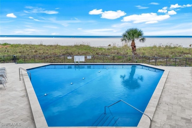 180 Seaview Ct Unit 607, Marco Island, FL 34145 - community pool featuring view of water and beach