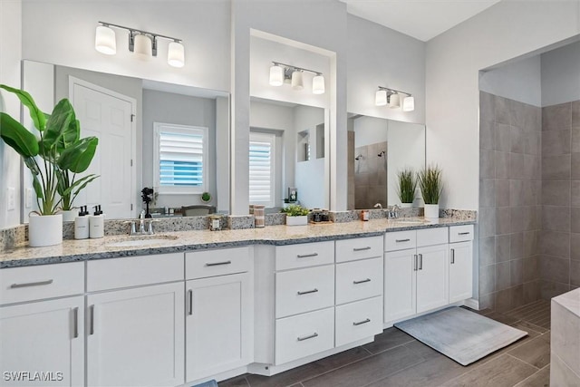 15889 Cranes Marsh Ct, Punta Gorda, FL 33982 - full bath featuring a walk in shower and double vanity