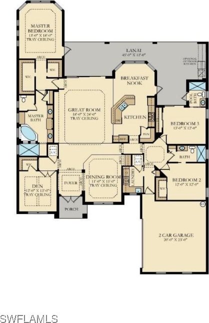 15889 Cranes Marsh Ct, Punta Gorda, FL 33982 - floor plan / room layout